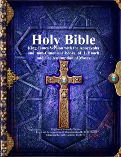 Holy Bible: King James Version with the Apocrypha, the Book of Enoch and the Assumption of Moses cover