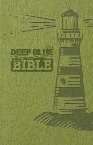 Ceb Deep Blue Kids Bible Lighthouse Green (Ceb Deep Blue Kids Bible Lighthouse Green) by Common English Bible, Paperback book cover