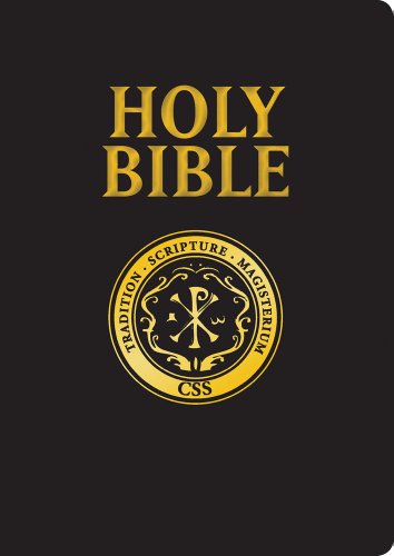 Official Catholic Scripture Study Bible-RSV-Catholic Large Print: Official Study Bible of the CSSI by (Rsv-Ce), Bonded Leather book cover