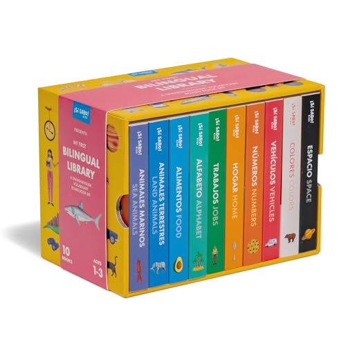 My First Bilingual Library: A Spanish-English Vocabulary Board Book Set of Colors, Numbers, Animals, Abcs, and More book cover
