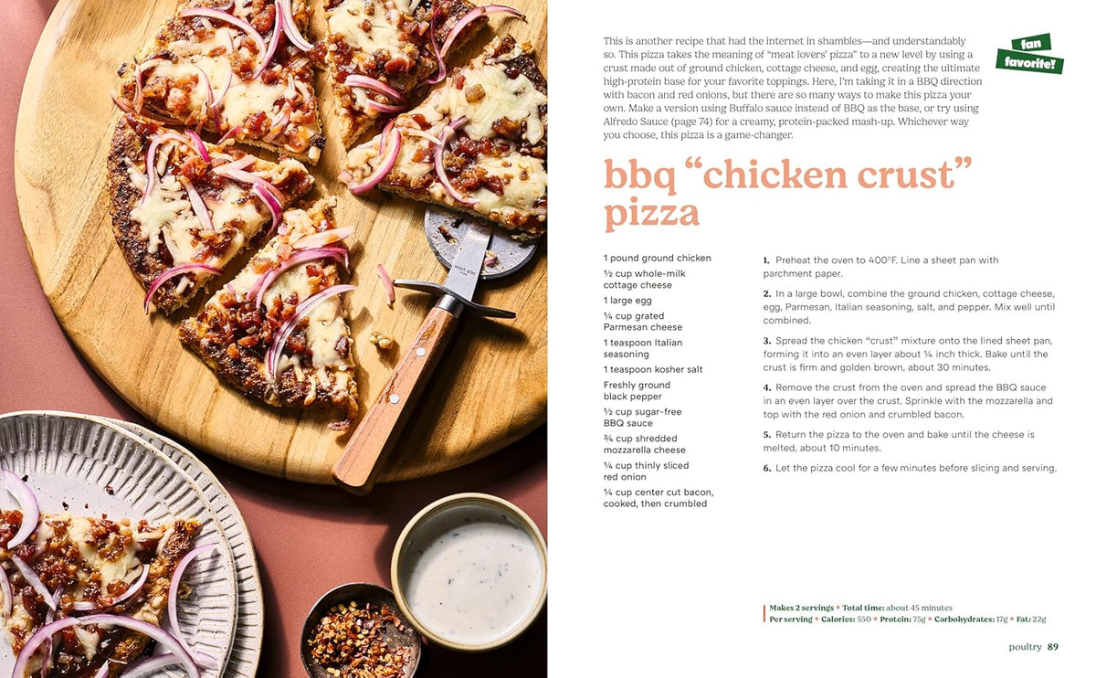 The Powered by Protein Cookbook: a Cookbook: Simple, Delicious, High-Protein Recipes