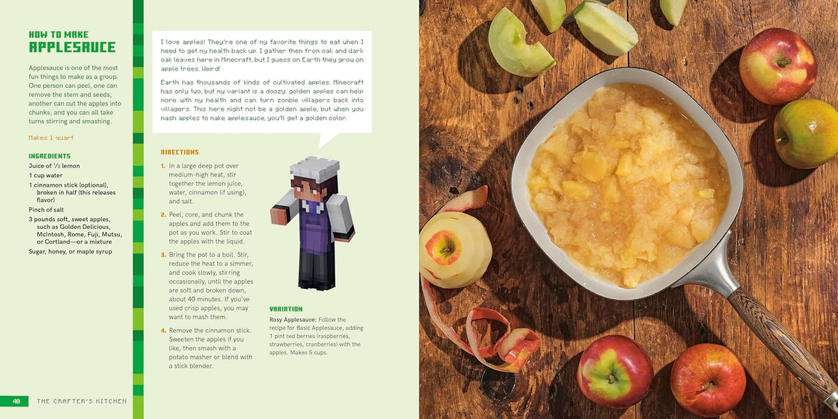 The Crafter'S Kitchen: an Official Minecraft Cookbook for Young Chefs and Their Families