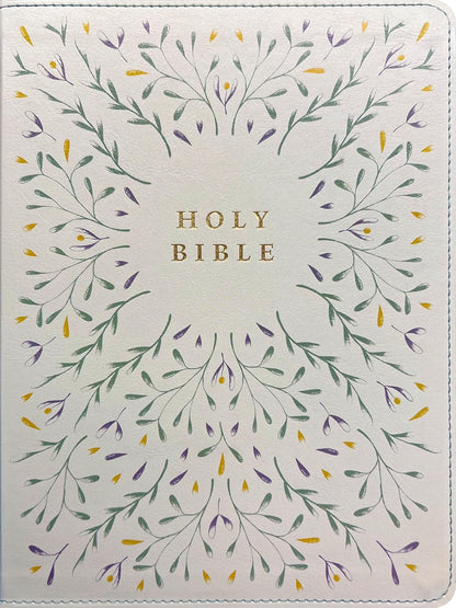 NLT Wide Margin Bible, Filament Enabled (Leatherlike, Grace & Bloom, Red Letter)