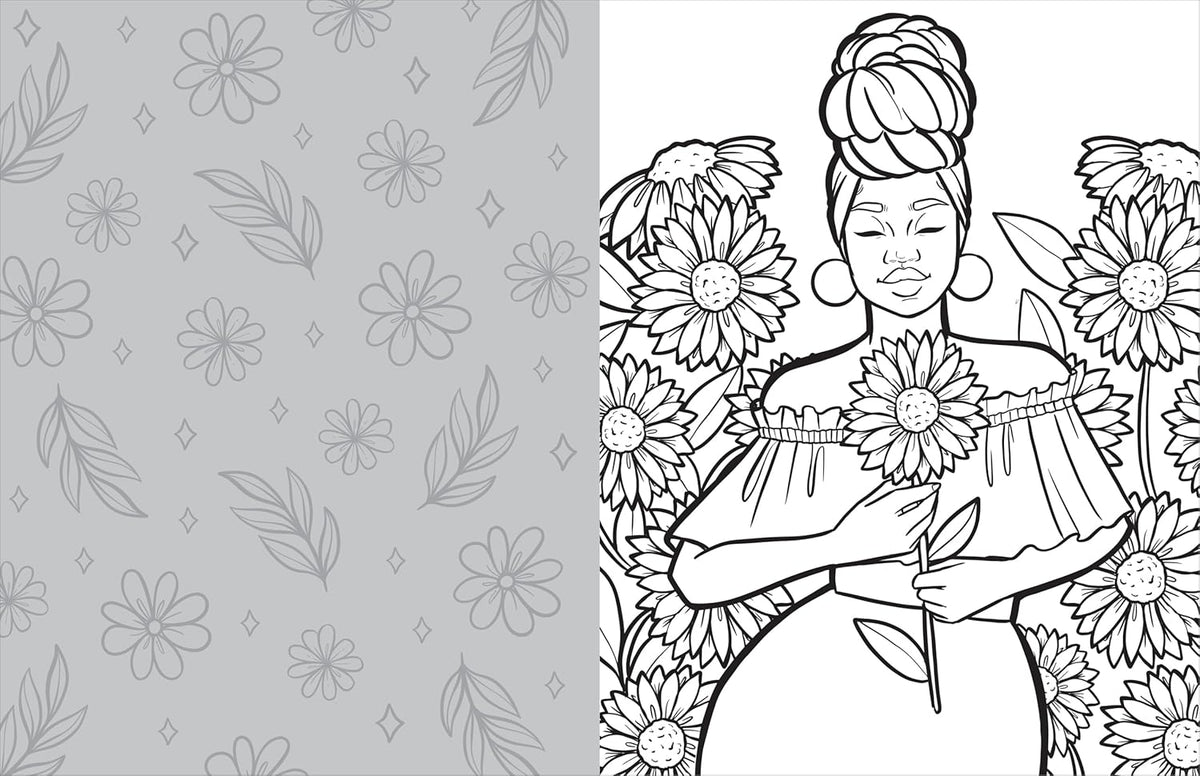 Coloring with Coco: Rest and Reflect: Relaxing Bold and Easy Coloring Book for Adults and Teens