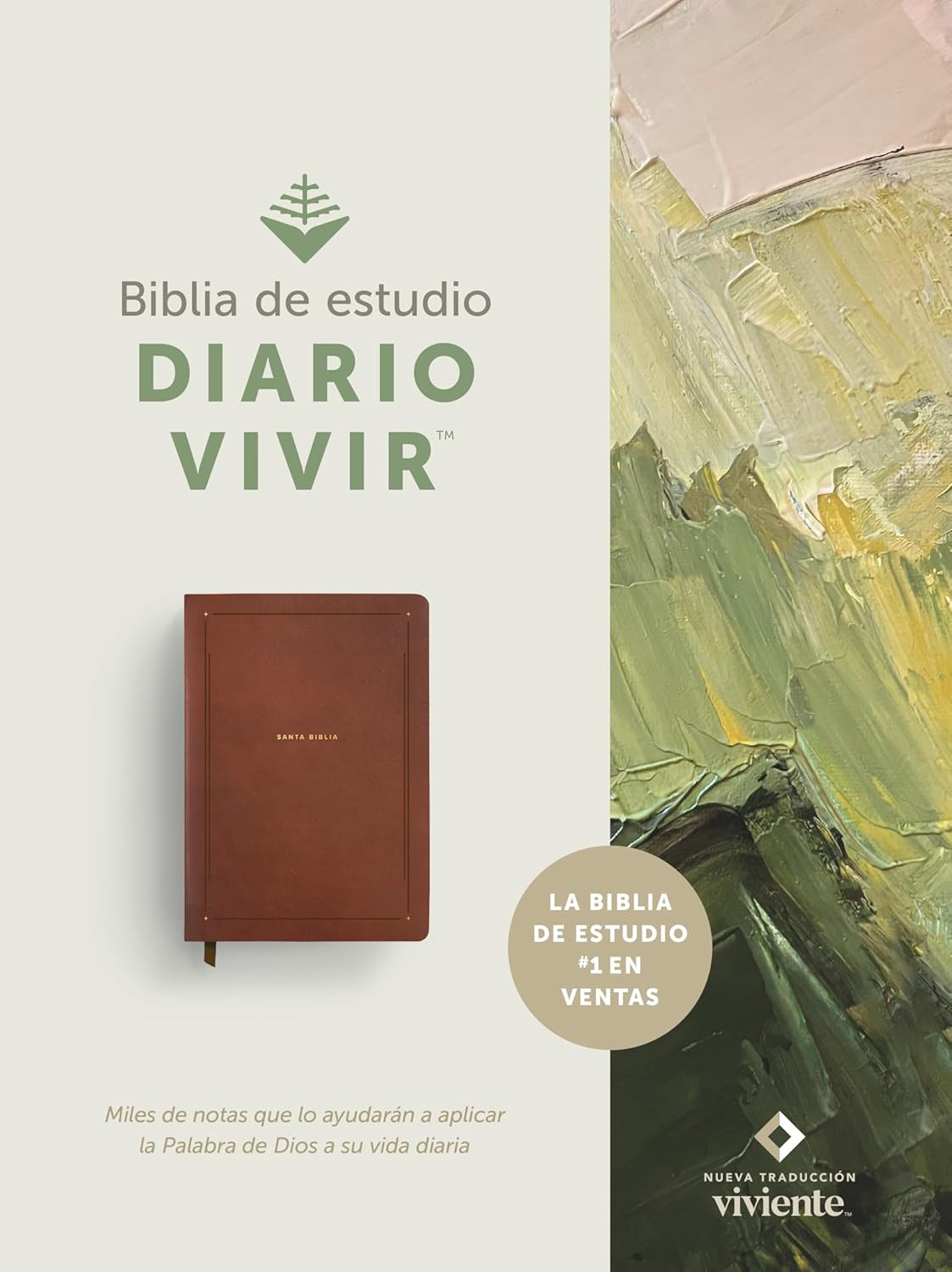 Biblia De Estudio Del Diario Vivir NTV (Sentipiel, Café, Letra Roja) (Spanish Edition)
