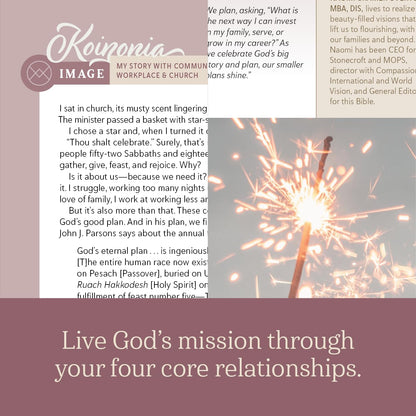 KJV Every Woman'S Bible, Filament Enabled (Leatherlike, Rose Gold, Indexed, Red Letter)