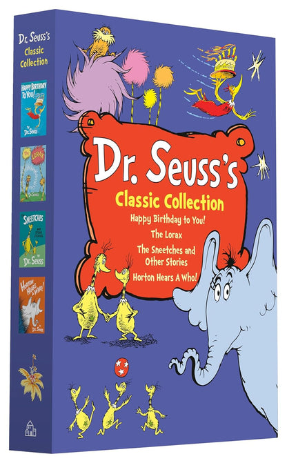Dr. Seuss's Classic 4-Book Boxed Set — Happy Birthday to You!, Horton Hears a Who!, The Lorax, The Sneetches