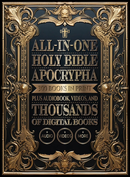 All-In-One Holy Bible with Apocrypha: 300 Books in Print plus Audiobook, Videos, and Thousands of Digital Books
