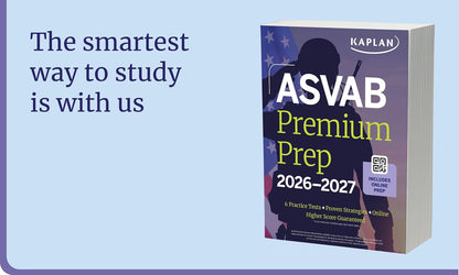 ASVAB Premium Prep 2026–2027 | 6 Full Practice Tests + 1000+ Questions