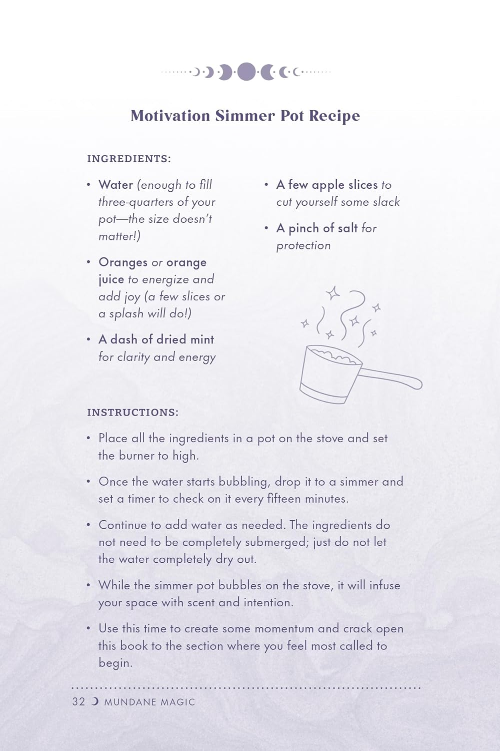 Mundane Magic by Molly Donlan | Lazy Witch's Guide Hardcover WitchTok BookTok
