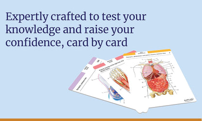Anatomy Study Bundle: Flashcards + Coloring Book | Kaplan Anatomy Combo