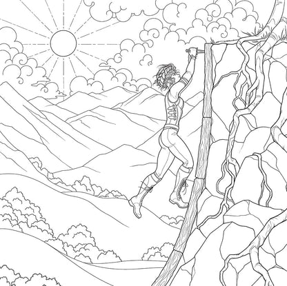 Fourth Wing Official Coloring & Sticker Book – 78 Pages + 10 Stickers, Empyrean Romantasy Paperback
