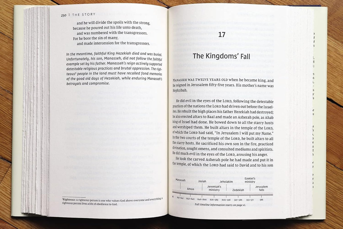 NIV, the Story, Hardcover, Comfort Print: the Bible as One Continuing Story of God and His People