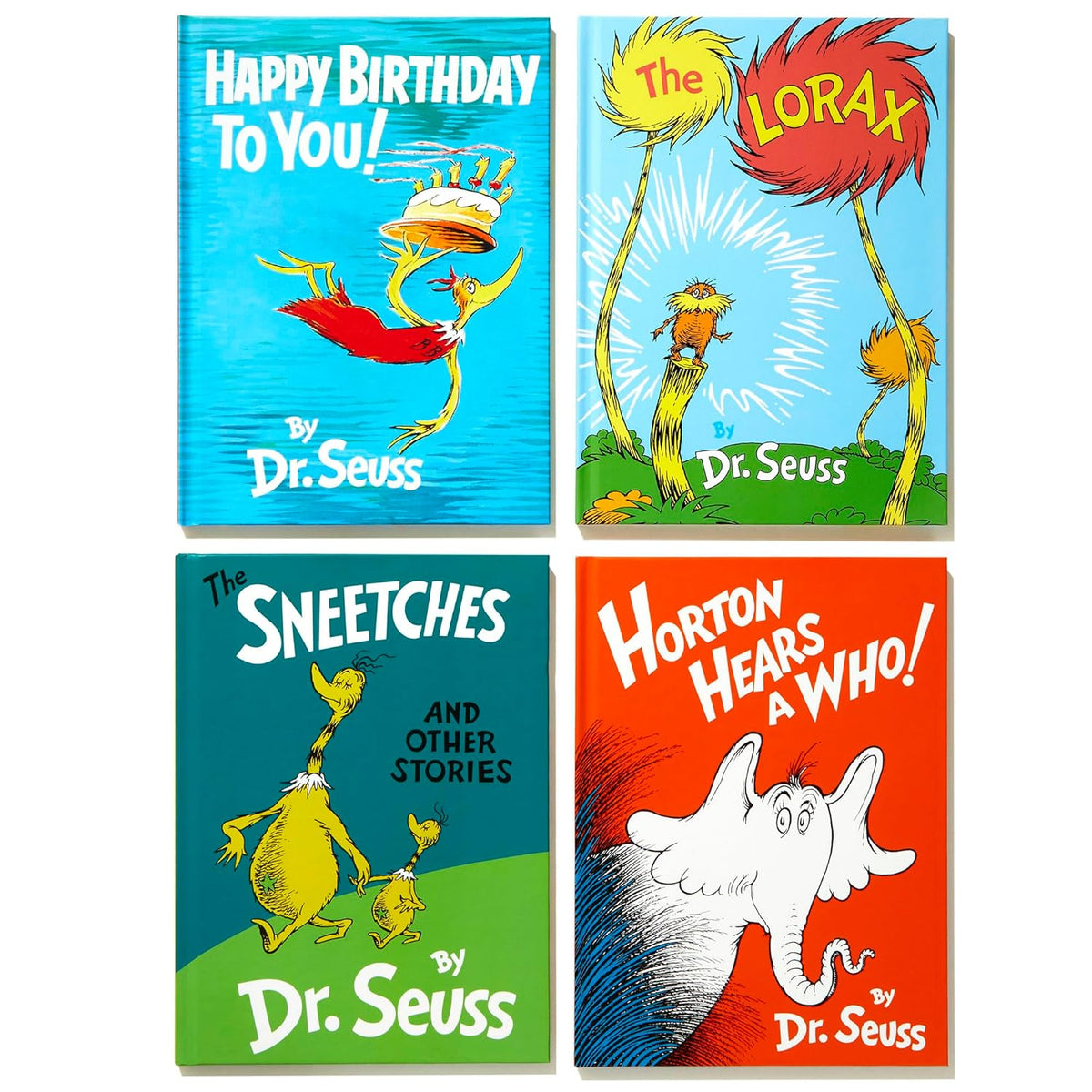 Dr. Seuss'S Classic 4-Book Boxed Set Collection: Happy Birthday to You!; Horton Hears a Who!; the Lorax; the Sneetches and Other Stories (Classic Seuss)