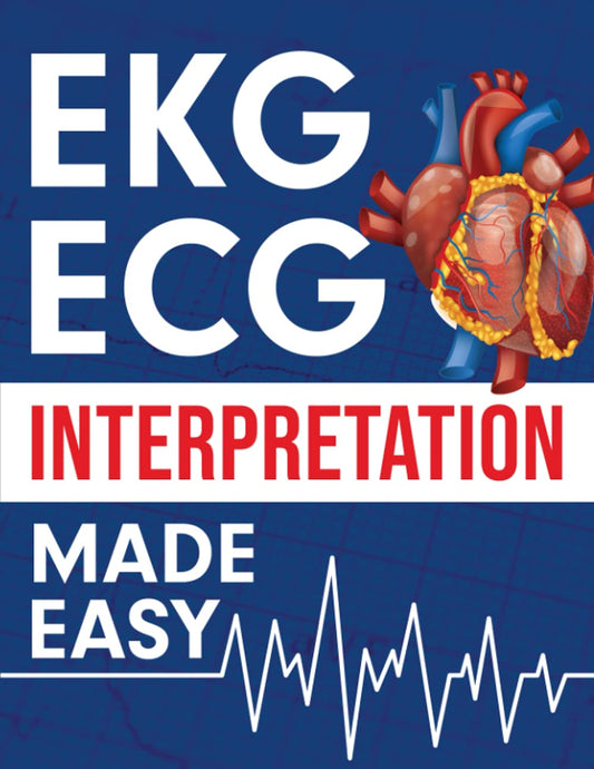 EKG and ECG Interpretation Made Easy — illustrated study guide to reading and interpreting ECG strips