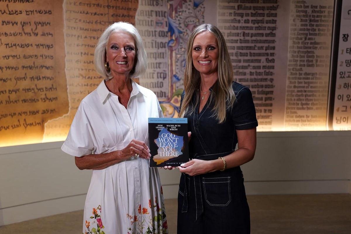 God Won't Leave You There by Anne Graham Lotz - Joseph's Story, Hardcover Christian Living Book