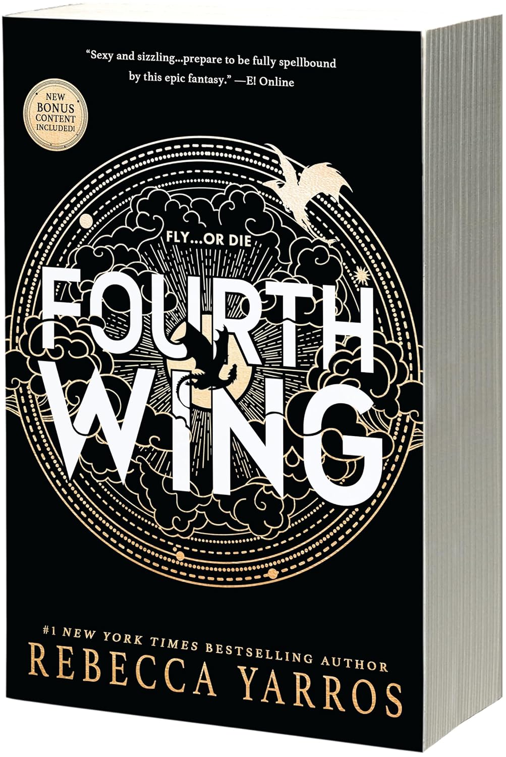 Fourth Wing by Rebecca Yarros – The Empyrean Book 1 Paperback
