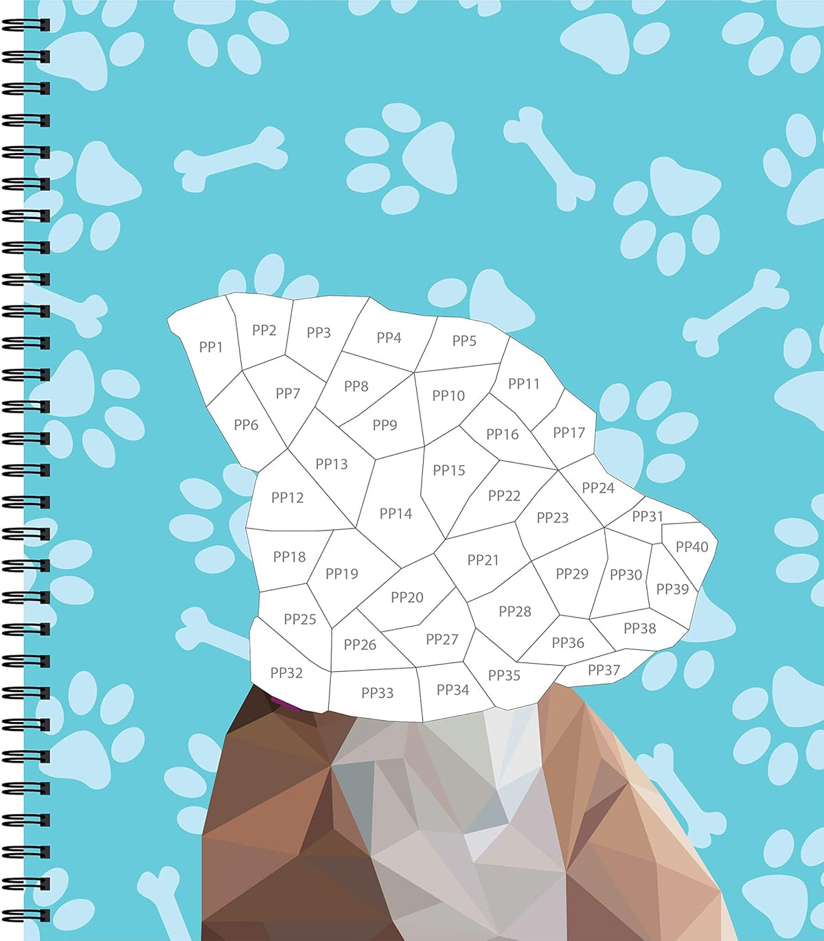 Brain Games - Sticker by Number: Puppies & Dogs - 2 Books in 1 (42 Images to Sticker)