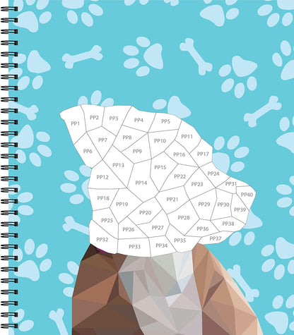 Brain Games - Sticker by Number: Puppies & Dogs - 2 Books in 1 (42 Images to Sticker)