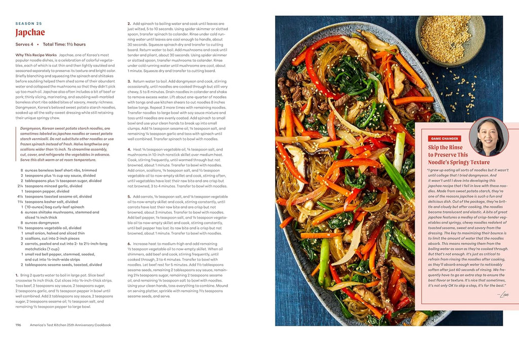 America'S Test Kitchen 25Th Anniversary Cookbook: 500 Recipes That Changed the Way America Cooks
