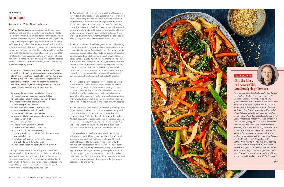 America'S Test Kitchen 25Th Anniversary Cookbook: 500 Recipes That Changed the Way America Cooks