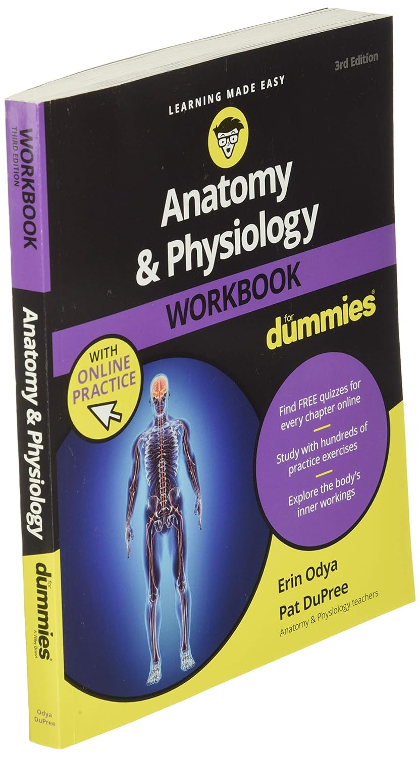 Anatomy & Physiology Workbook for Dummies with Online Practice