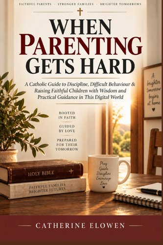 When Parenting Gets Hard: A Catholic Guide to Discipline, Difficult Behaviour & Raising Faithful Children with Wisdom and Practical Guidance in This D book cover