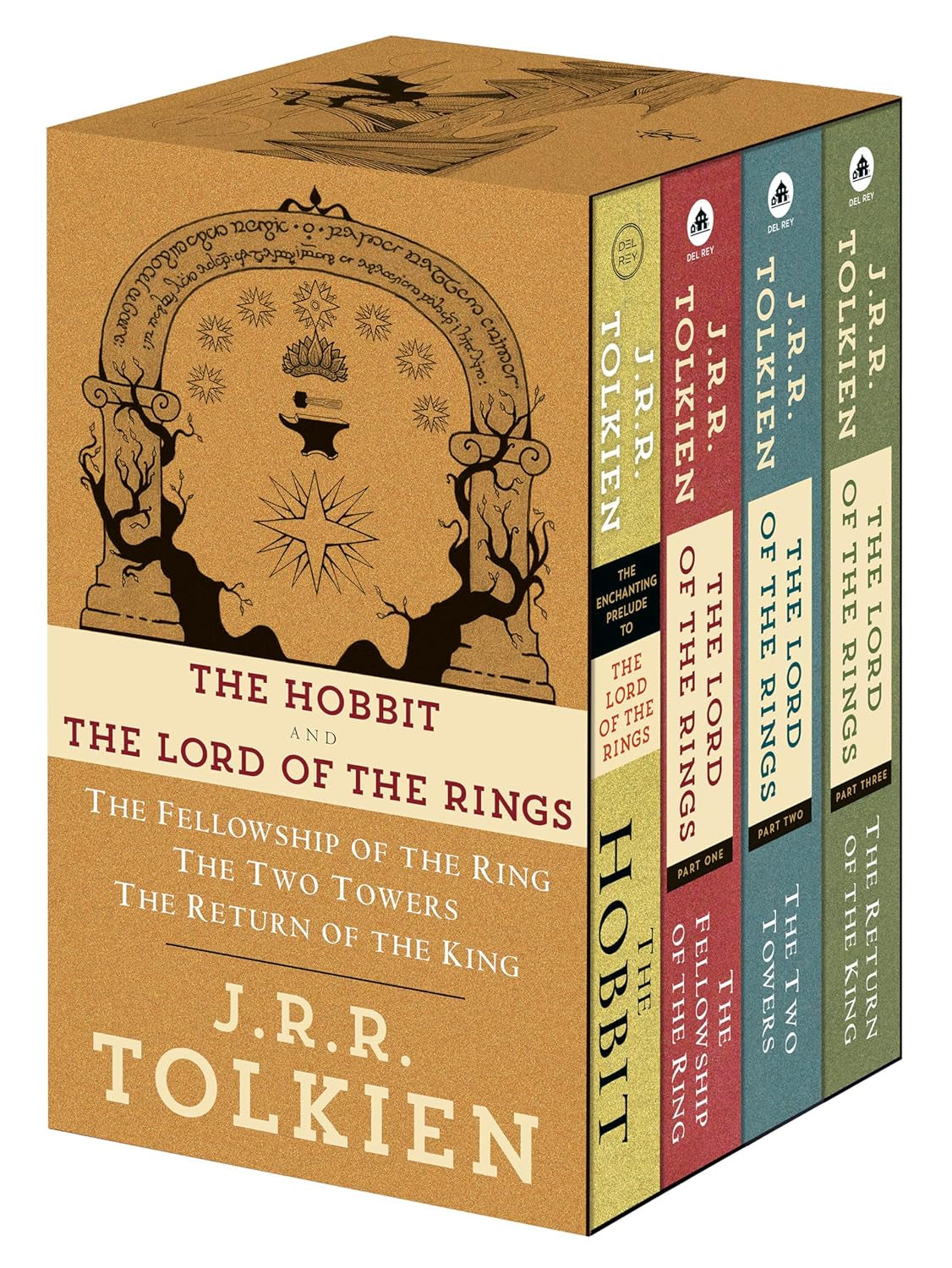 J.R.R. Tolkien 4-Book Boxed Set: the Hobbit and the Lord of the Rings: the Hobbit, the Fellowship of the Ring, the Two Towers, the Return of the King