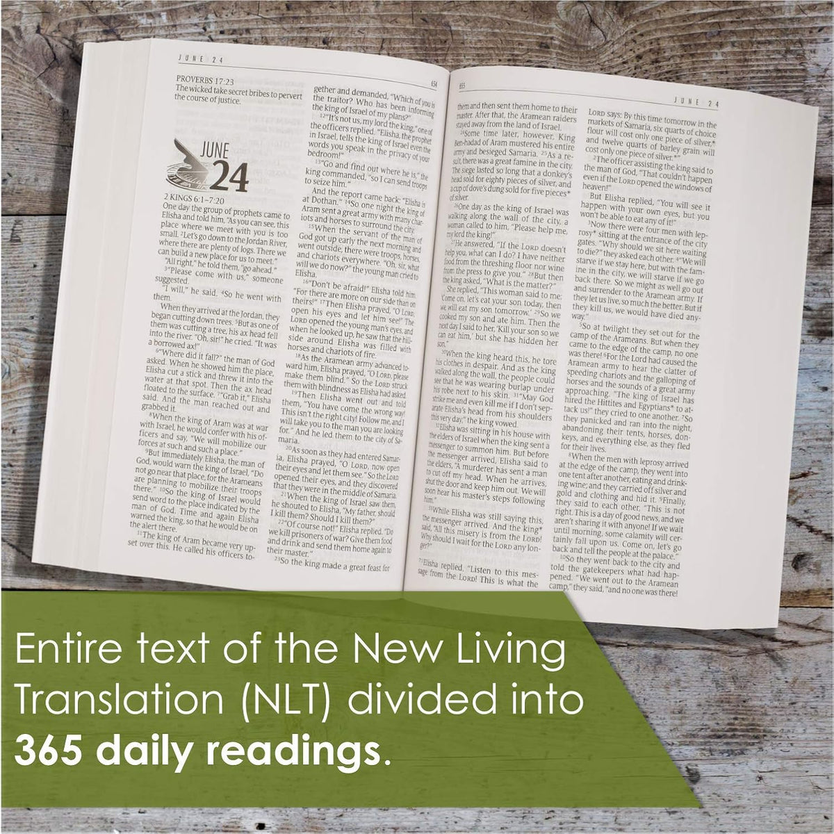 The One Year Bible NLT (Softcover): the Entire Bible in 365 Readings in the Clear and Trusted New Living Translation (One Year Bible: New Living Translation-2)