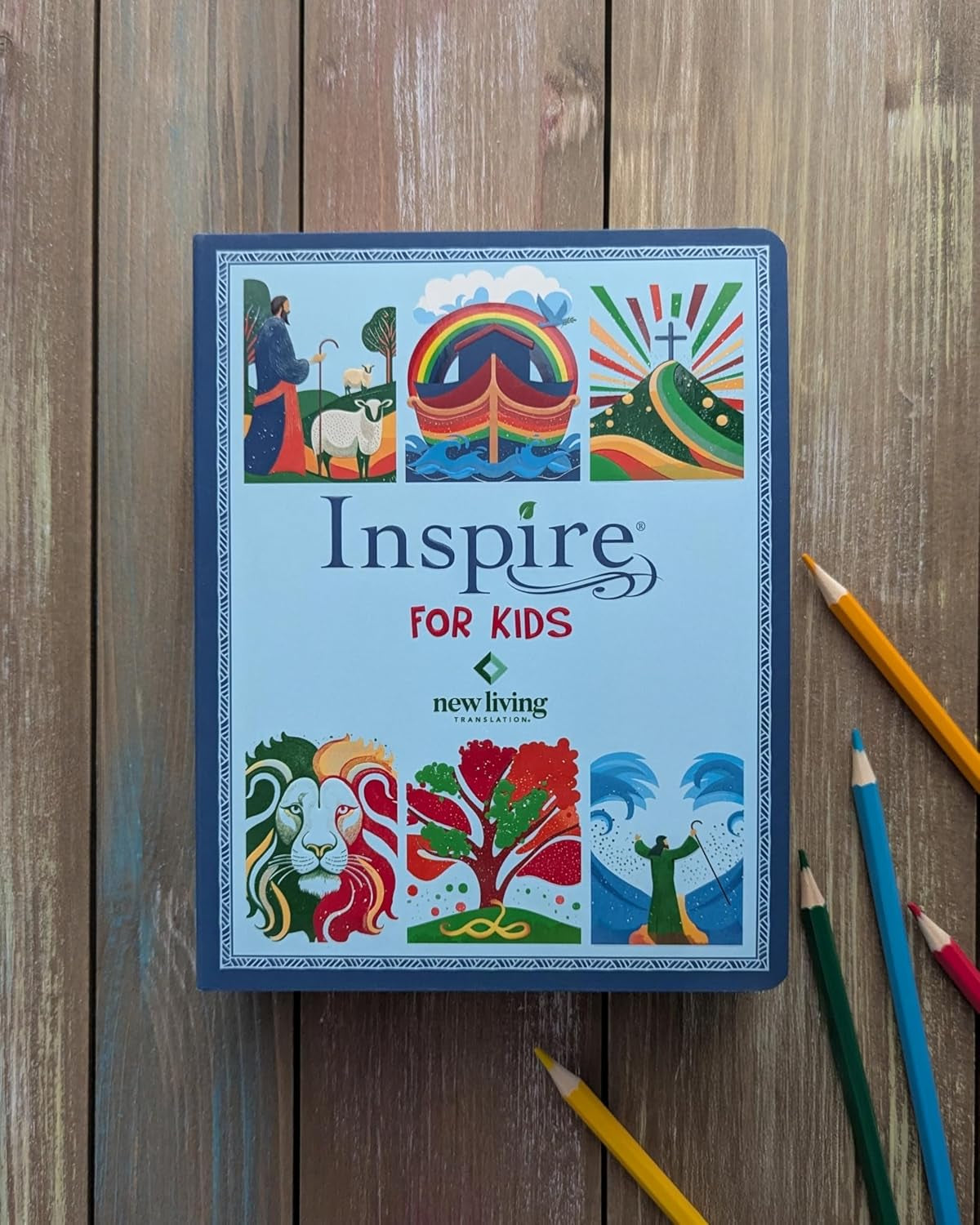 Inspire Bible for Kids NLT (Softcover): the Bible for Coloring & Creative Journaling