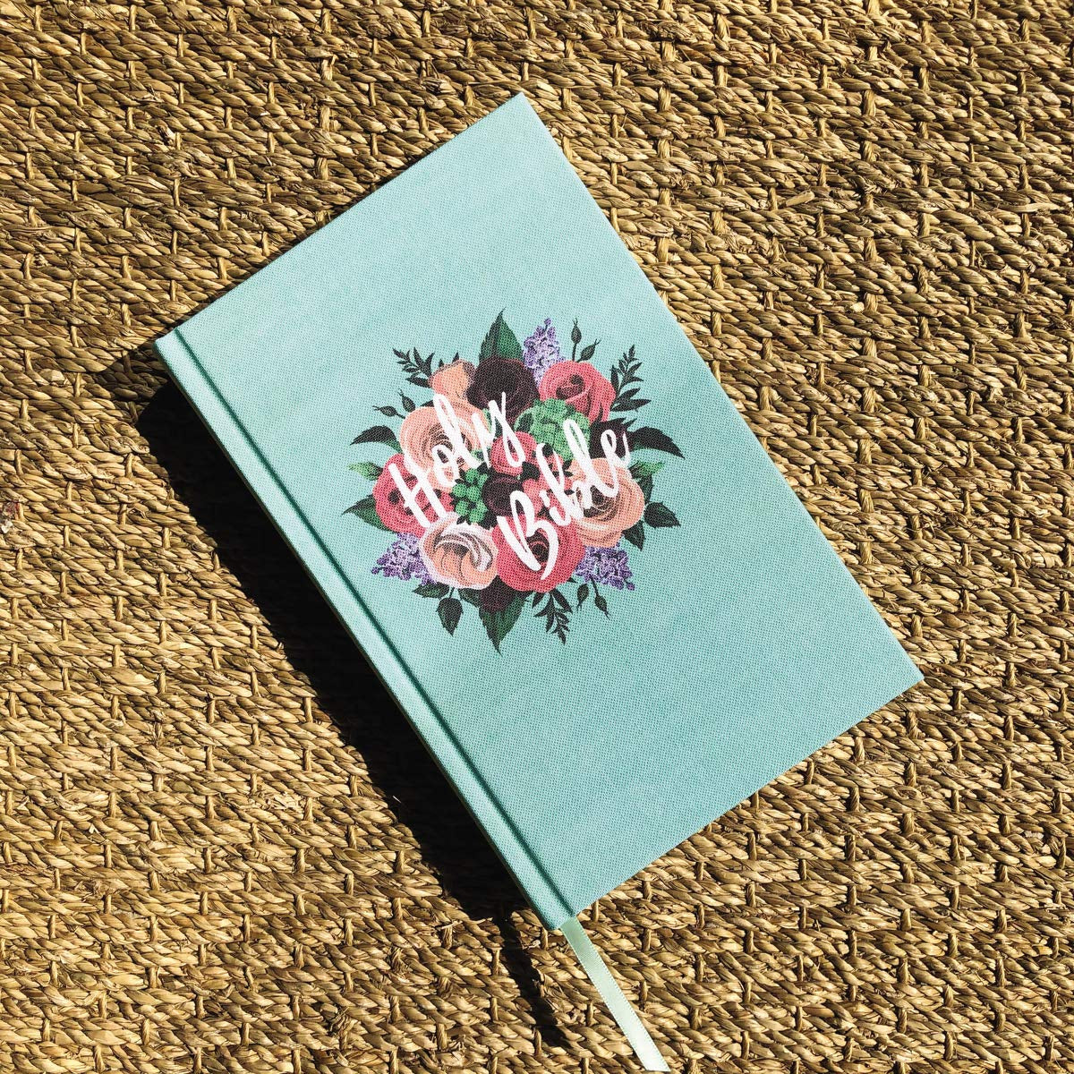 NIV, Bible for Teens, Thinline Edition, Cloth over Board, Floral, Red Letter, Comfort Print
