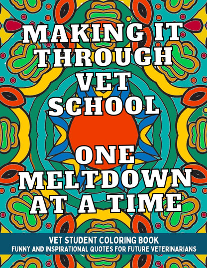 Vet Student Coloring Book included in the set