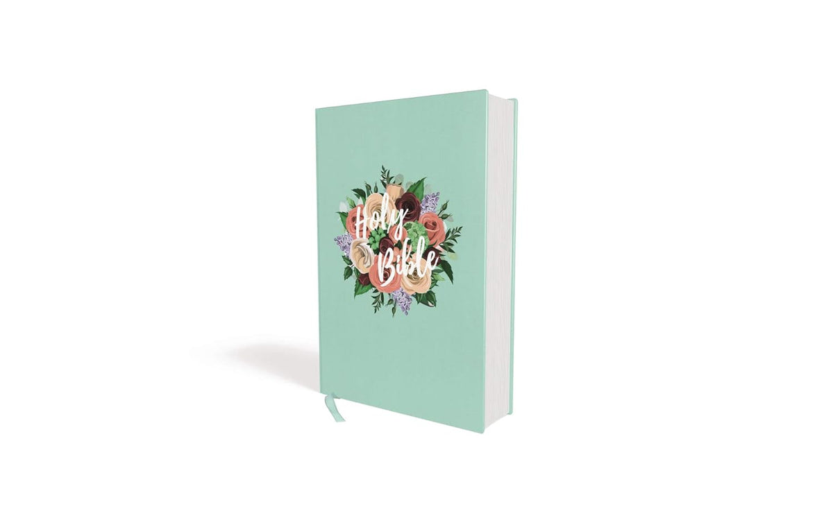 NIV, Bible for Teens, Thinline Edition, Cloth over Board, Floral, Red Letter, Comfort Print