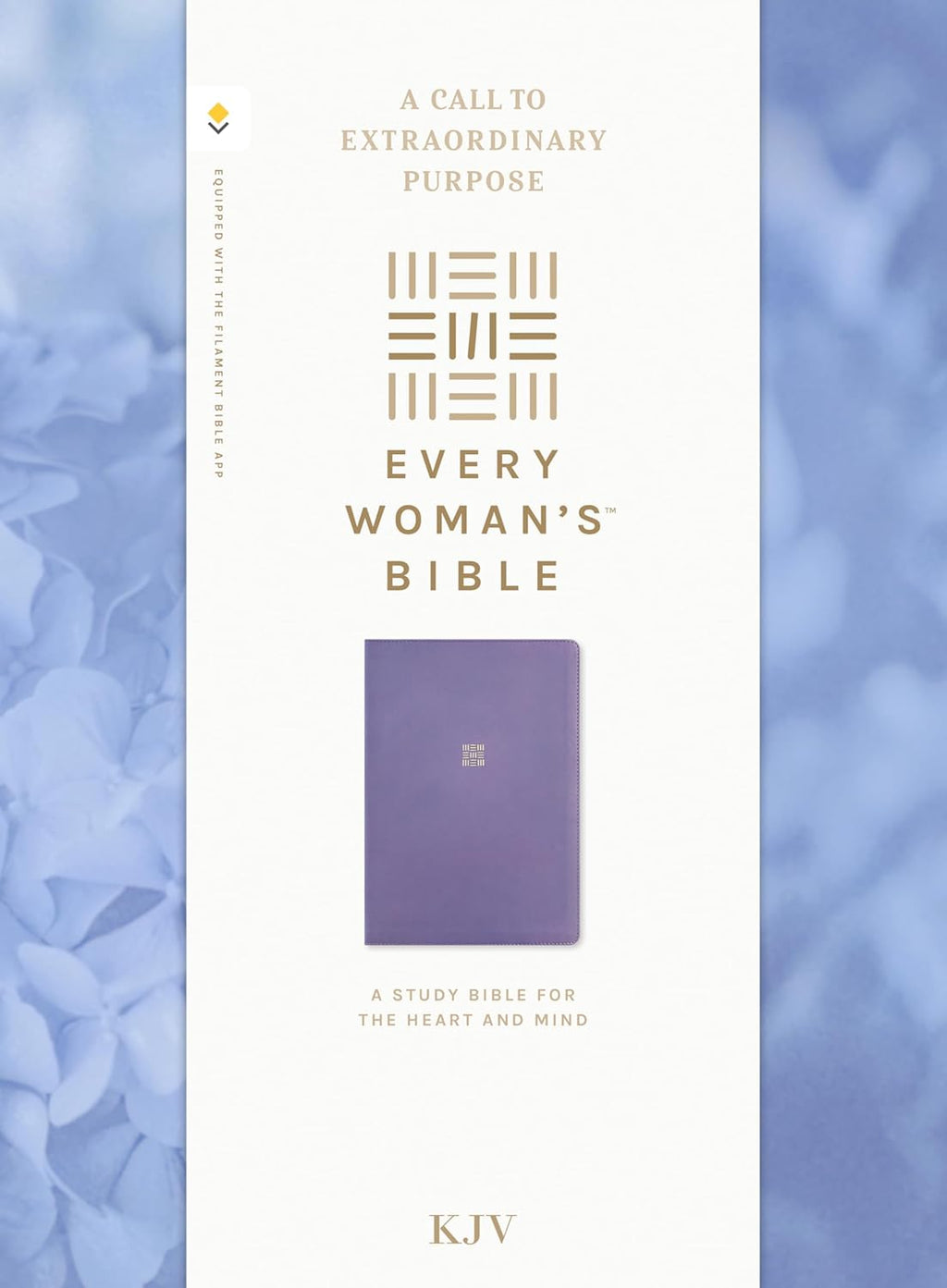 KJV Every Woman'S Bible, Filament Enabled (Leatherlike, Periwinkle Purple, Red Letter)