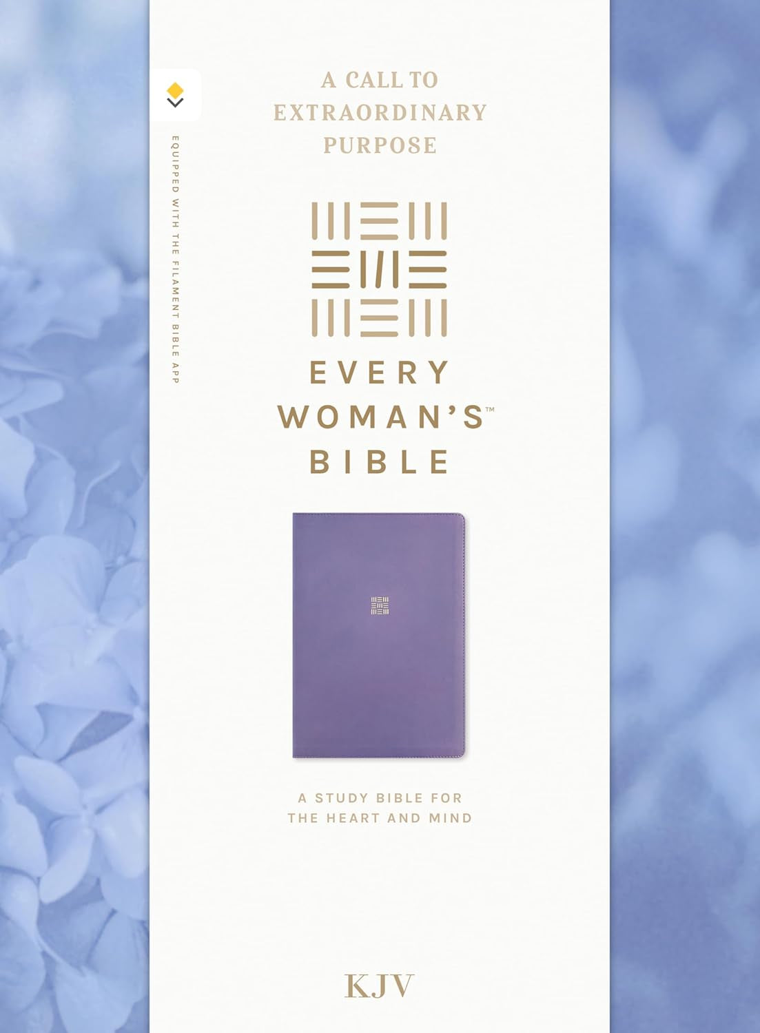 KJV Every Woman'S Bible, Filament Enabled (Leatherlike, Periwinkle Purple, Red Letter)