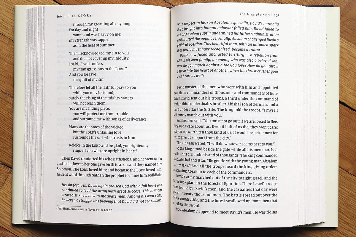 NIV, the Story, Hardcover, Comfort Print: the Bible as One Continuing Story of God and His People