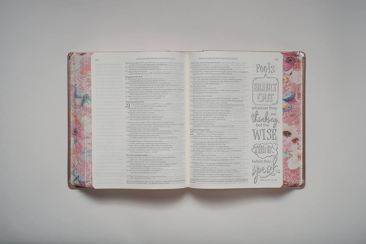Tyndale NLT Inspire Catholic Bible (Hardcover, Rose Gold): Catholic Coloring Bible–Over 450 Illustrations to Color and Creative Journaling Bible Space, Religious Gifts That Inspire Connection with God