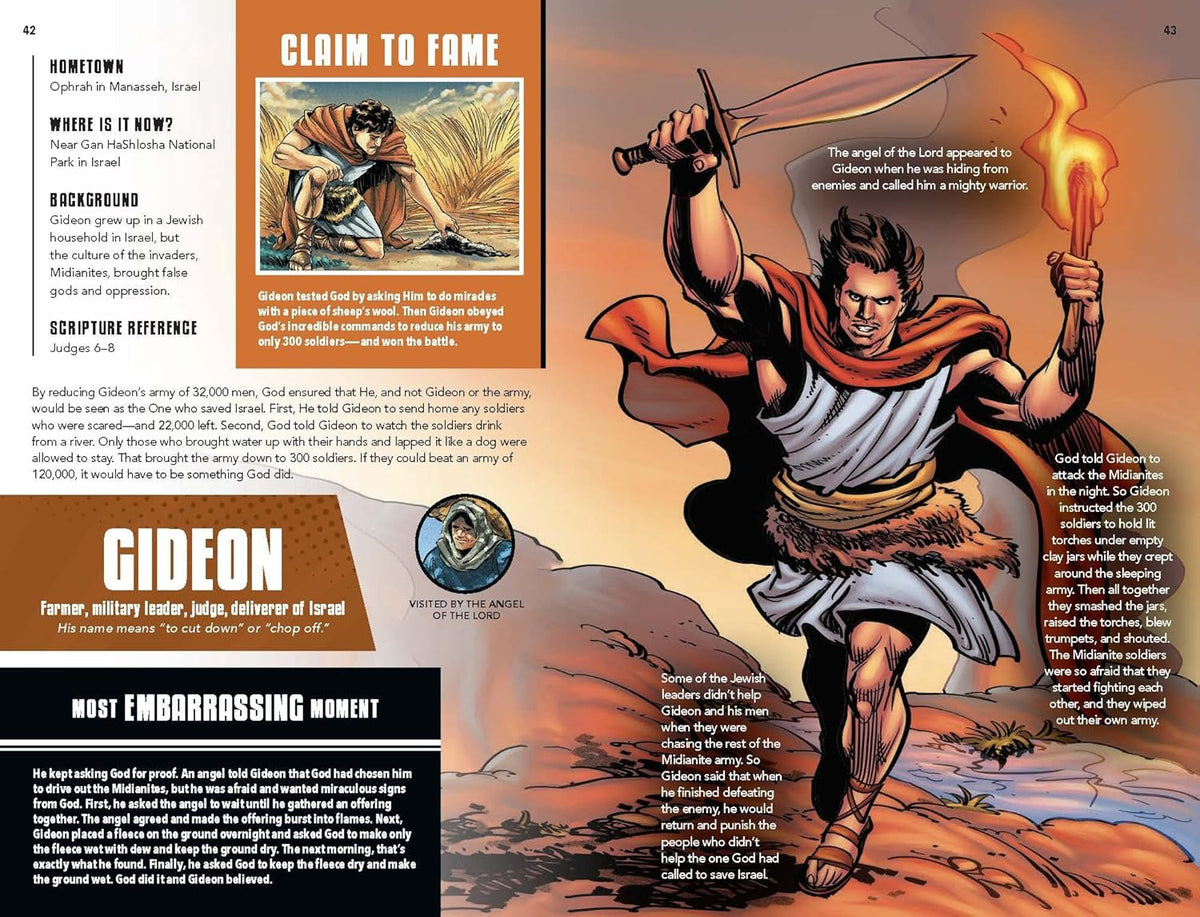 The Action Bible: Heroes and Villains