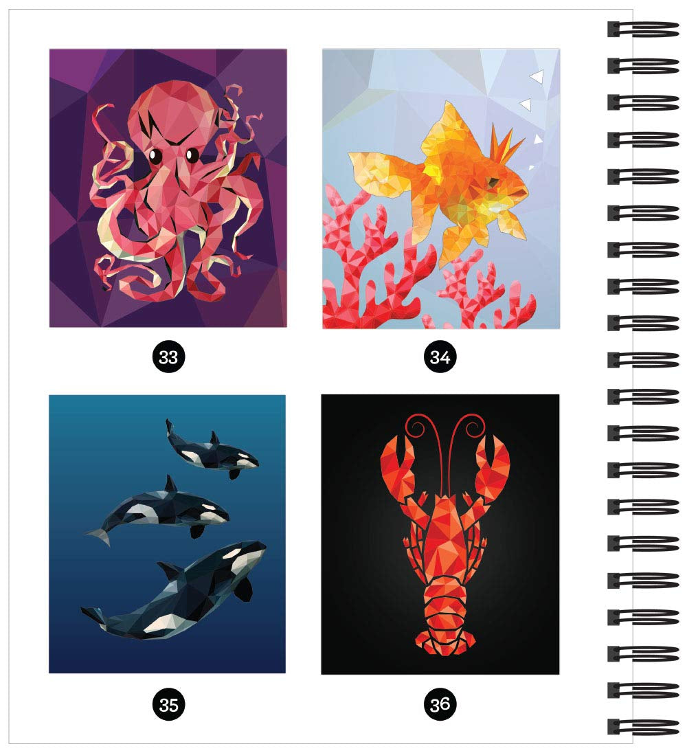 Brain Games - Sticker by Number: under the Sea - 2 Books in 1 (42 Images to Sticker)