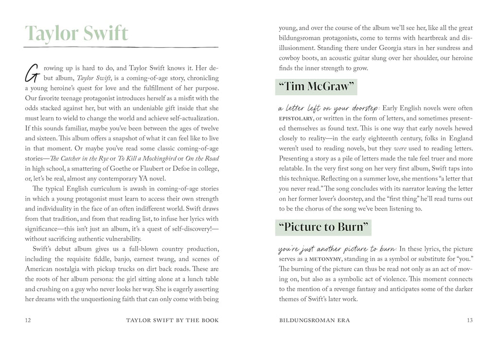Taylor Swift by the Book: the Literature behind the Lyrics, from Fairy Tales to Tortured Poets