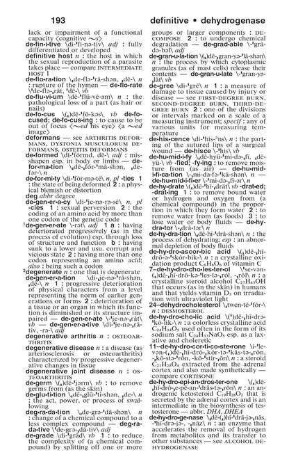 Merriam-Webster'S Medical Dictionary, Newest Edition, Mass-Market Paperback