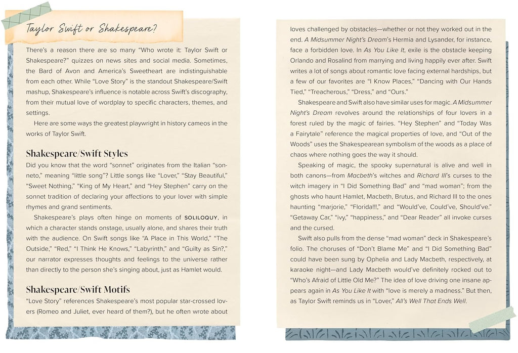 Taylor Swift by the Book: the Literature behind the Lyrics, from Fairy Tales to Tortured Poets