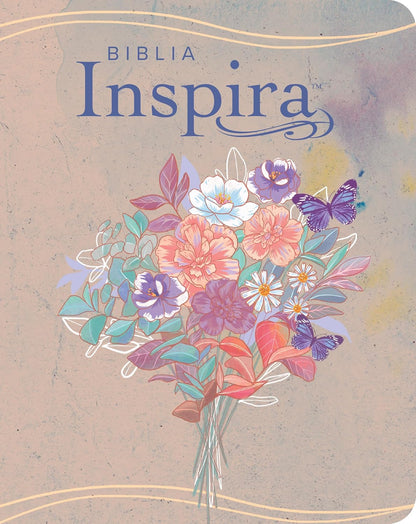 Biblia Inspira NTV Con Filament (Sentipiel, Acuarela Rosa) (Spanish Edition)