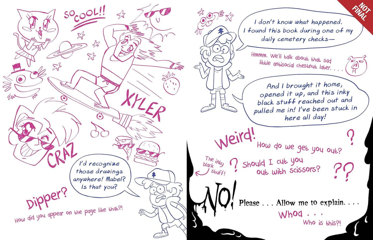 Gravity Falls: Don't Color This Book! It's Cursed! — colouring book for adults and teens