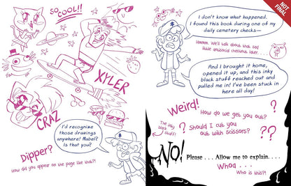 Gravity Falls: Don't Color This Book! It's Cursed! — colouring book for adults and teens