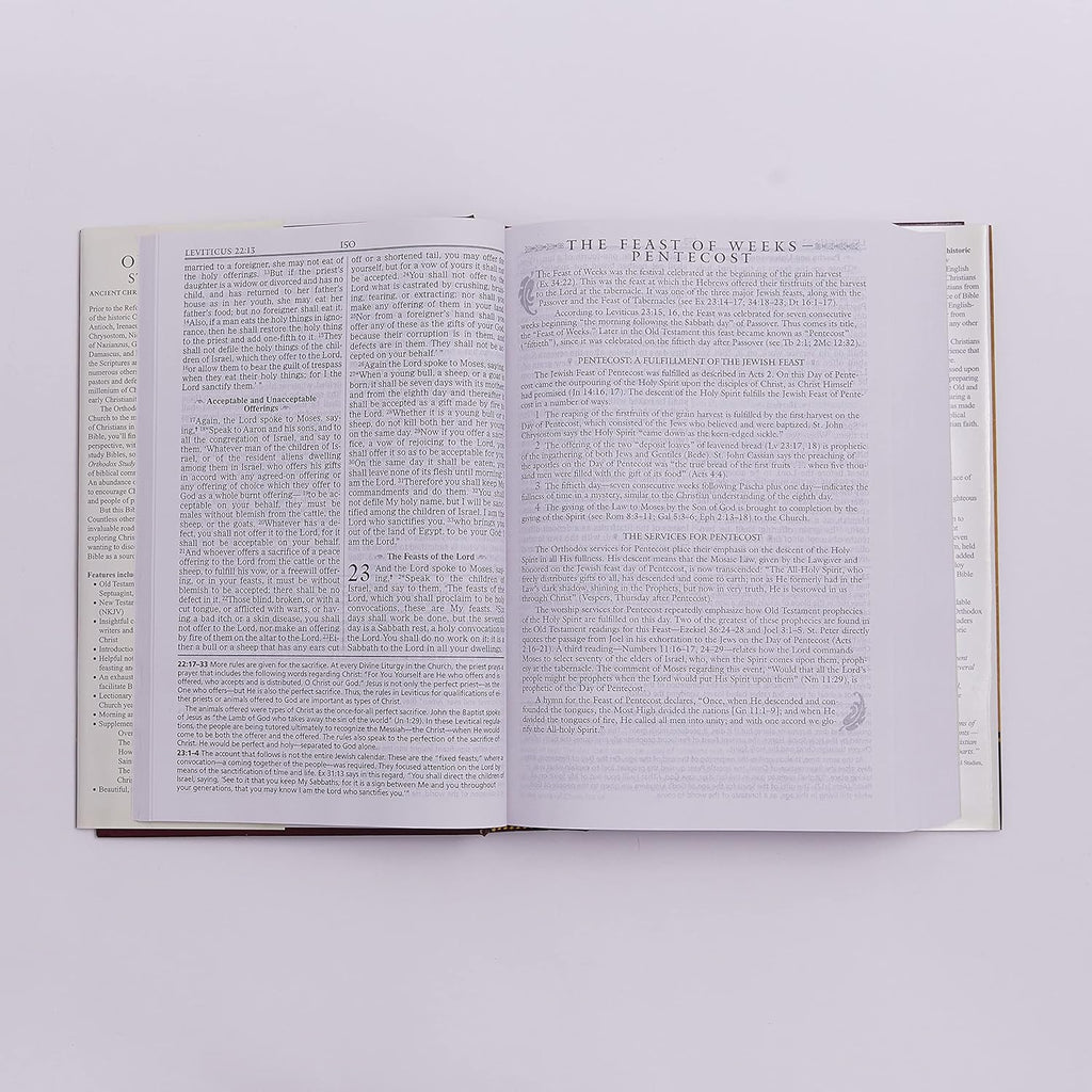 The Orthodox Study Bible, Hardcover: Ancient Christianity Speaks to Today'S World