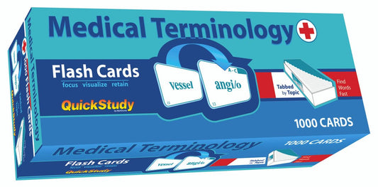 Medical Terminology 1000 Flash Cards: a Quickstudy Tool