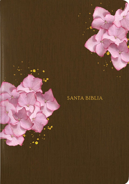 Biblia De Estudio Del Diario Vivir NTV (Sentipiel, Café/Rosa, Letra Roja) (Spanish Edition)