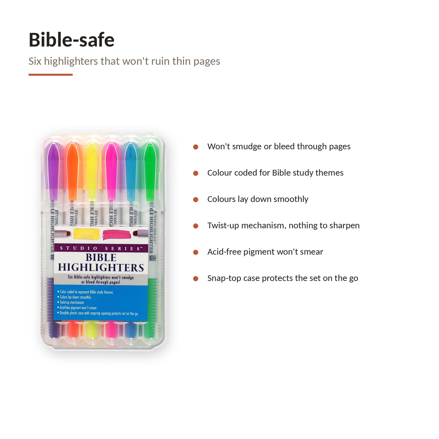 Ethiopian Bible Study Set — Complete Ethiopian Bible in English, Illustrated (88 Books, Enoch, Jubilees, Ezras, Apocrypha) + 6 Bible-Safe Highlighters, No Bleed-Through
