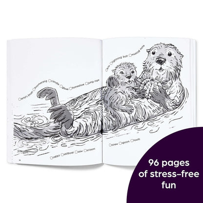 Hidden in Nature: a Cozy Hidden Pictures Coloring Book for Adults with Relaxing Nature Scenes, Intricate Hidden Pictures Puzzles and Stress-Relief Coloring Fun